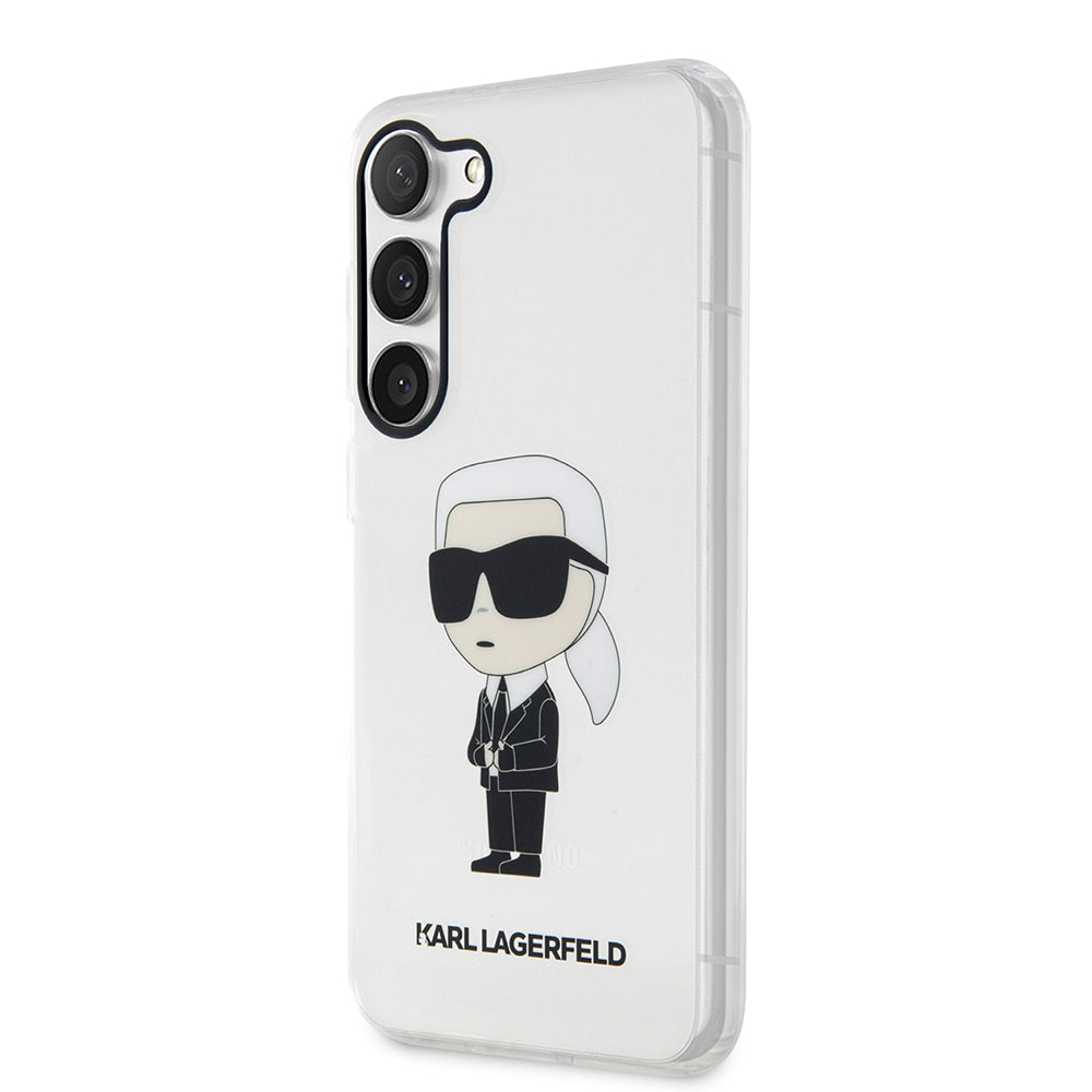 Futrola za Samsung Galaxy S23+ S916, Karl Lagerfeld, Ikonik Karl, Providna