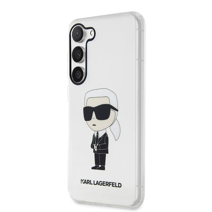 Futrola za Samsung Galaxy S23+ S916, Karl Lagerfeld, Ikonik Karl, Providna