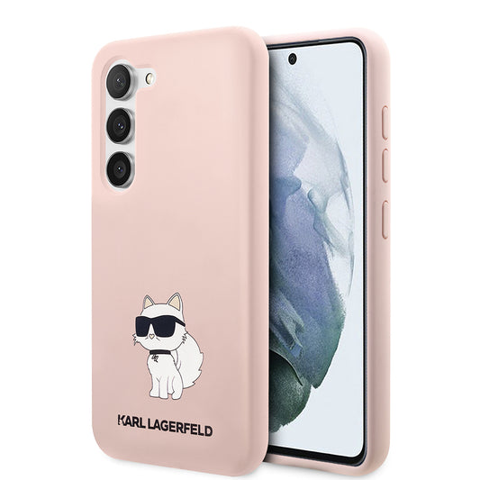Futrola za Samsung Galaxy S23+ S916, Karl Lagerfeld, Silicone Choupette, Roze