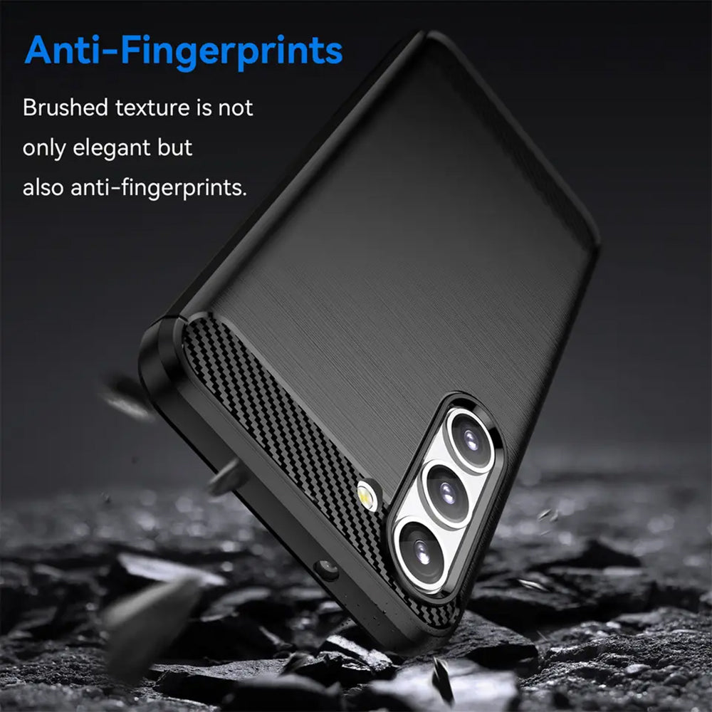 Futrola za Samsung Galaxy S23+ S916, Techsuit, Karbon, Crna
