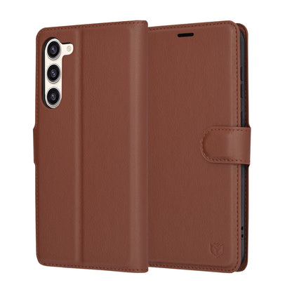 Futrola za Samsung Galaxy S23+ S916, Techsuit, Leather Folio, Braon
