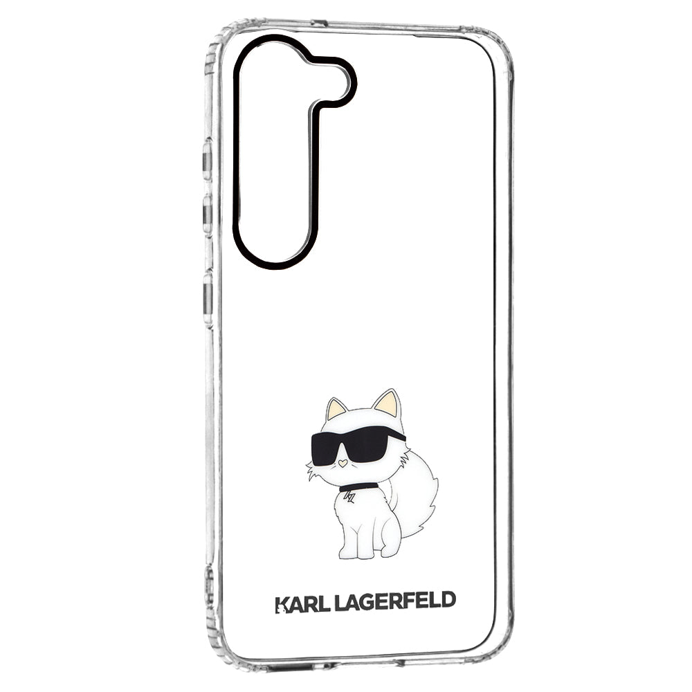 Futrola za Samsung Galaxy S23 S911, Karl Lagerfeld, Ikonik Choupette, Providna