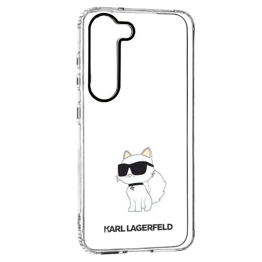 Futrola za Samsung Galaxy S23 S911, Karl Lagerfeld, Ikonik Choupette, Providna