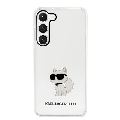 Futrola za Samsung Galaxy S23 S911, Karl Lagerfeld, Ikonik Choupette, Providna