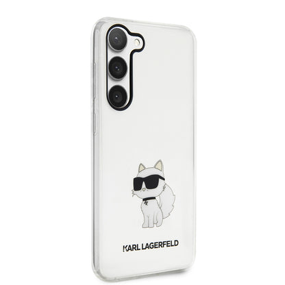 Futrola za Samsung Galaxy S23 S911, Karl Lagerfeld, Ikonik Choupette, Providna