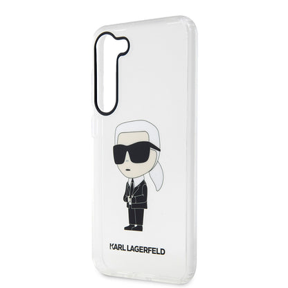 Futrola za Samsung Galaxy S23 S911, Karl Lagerfeld, Ikonik Karl, Providna