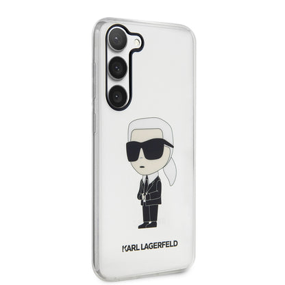 Futrola za Samsung Galaxy S23 S911, Karl Lagerfeld, Ikonik Karl, Providna