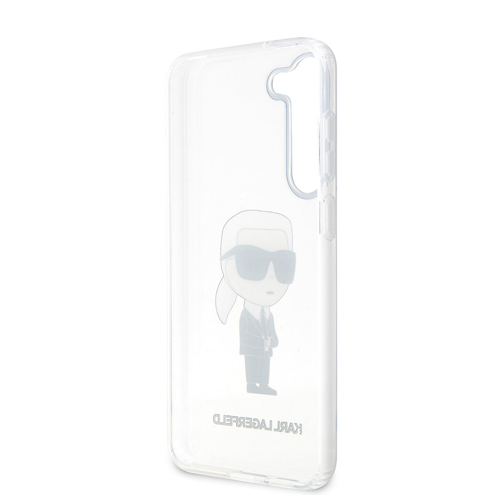Futrola za Samsung Galaxy S23 S911, Karl Lagerfeld, Ikonik Karl, Providna