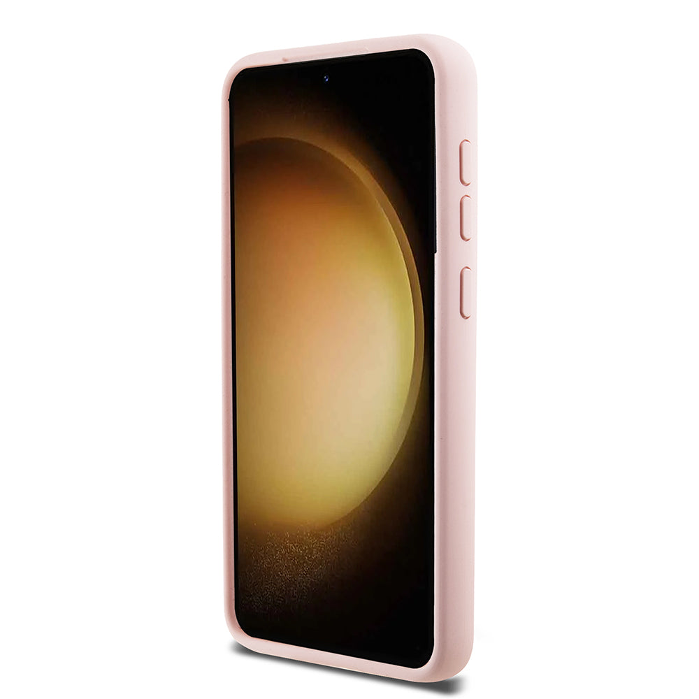 Futrola za Samsung Galaxy S23 S911, Karl Lagerfeld, Silicone Choupette Metal, Roze