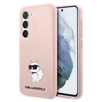 Futrola za Samsung Galaxy S23 S911, Karl Lagerfeld, Silicone Choupette, Roze