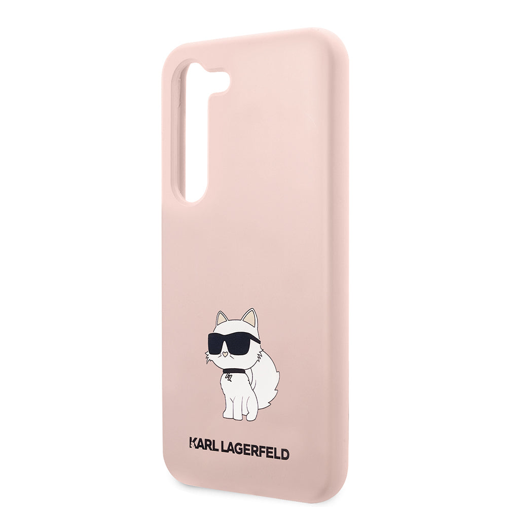 Futrola za Samsung Galaxy S23 S911, Karl Lagerfeld, Silicone Choupette, Roze