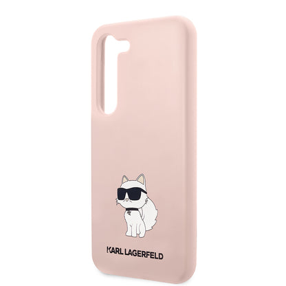 Futrola za Samsung Galaxy S23 S911, Karl Lagerfeld, Silicone Choupette, Roze