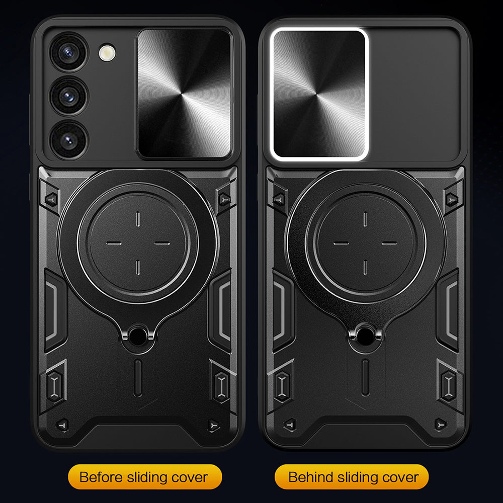 Futrola za Samsung Galaxy S23 S911, Techsuit, CamGuard Pro, Crna