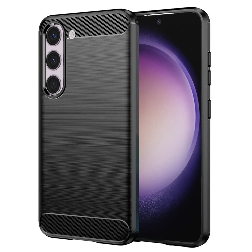 Futrola za Samsung Galaxy S23 S911, Techsuit, Karbon, Crna