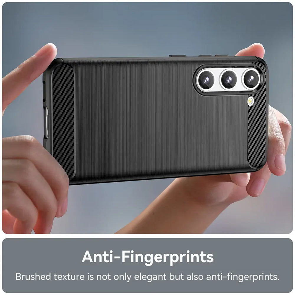 Futrola za Samsung Galaxy S23 S911, Techsuit, Karbon, Crna