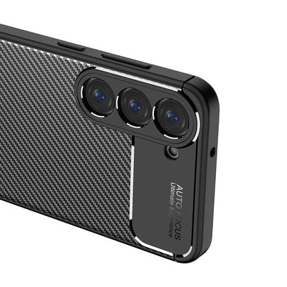 Futrola za Samsung Galaxy S23 S911, Techsuit, CarbonFiber, Crna