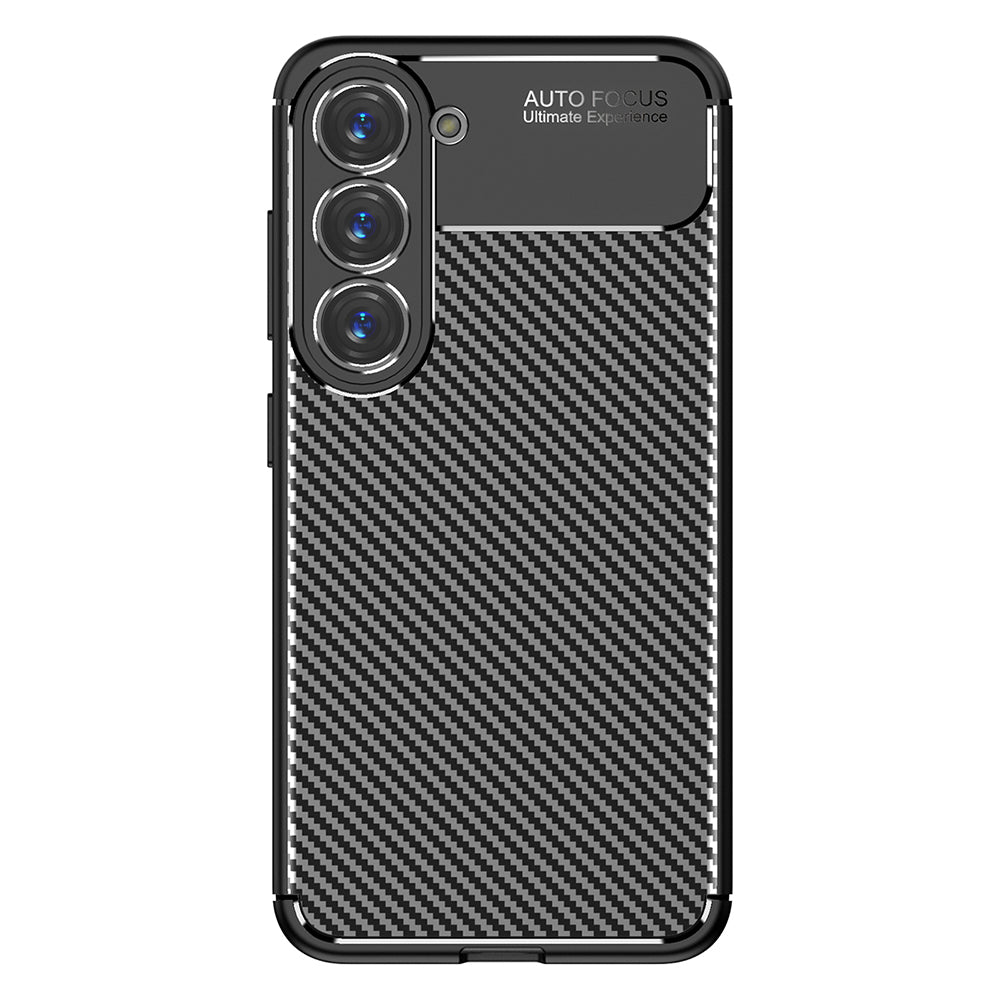 Futrola za Samsung Galaxy S23 S911, Techsuit, CarbonFiber, Crna