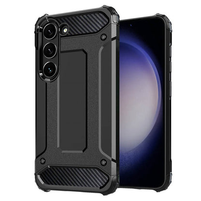 Futrola za Samsung Galaxy S23 S911, Techsuit, Hybrid Armor, Crna