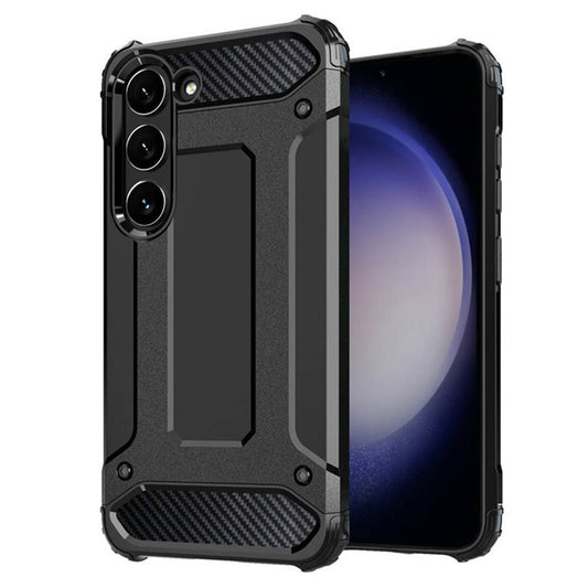 Futrola za Samsung Galaxy S23 S911, Techsuit, Hybrid Armor, Crna