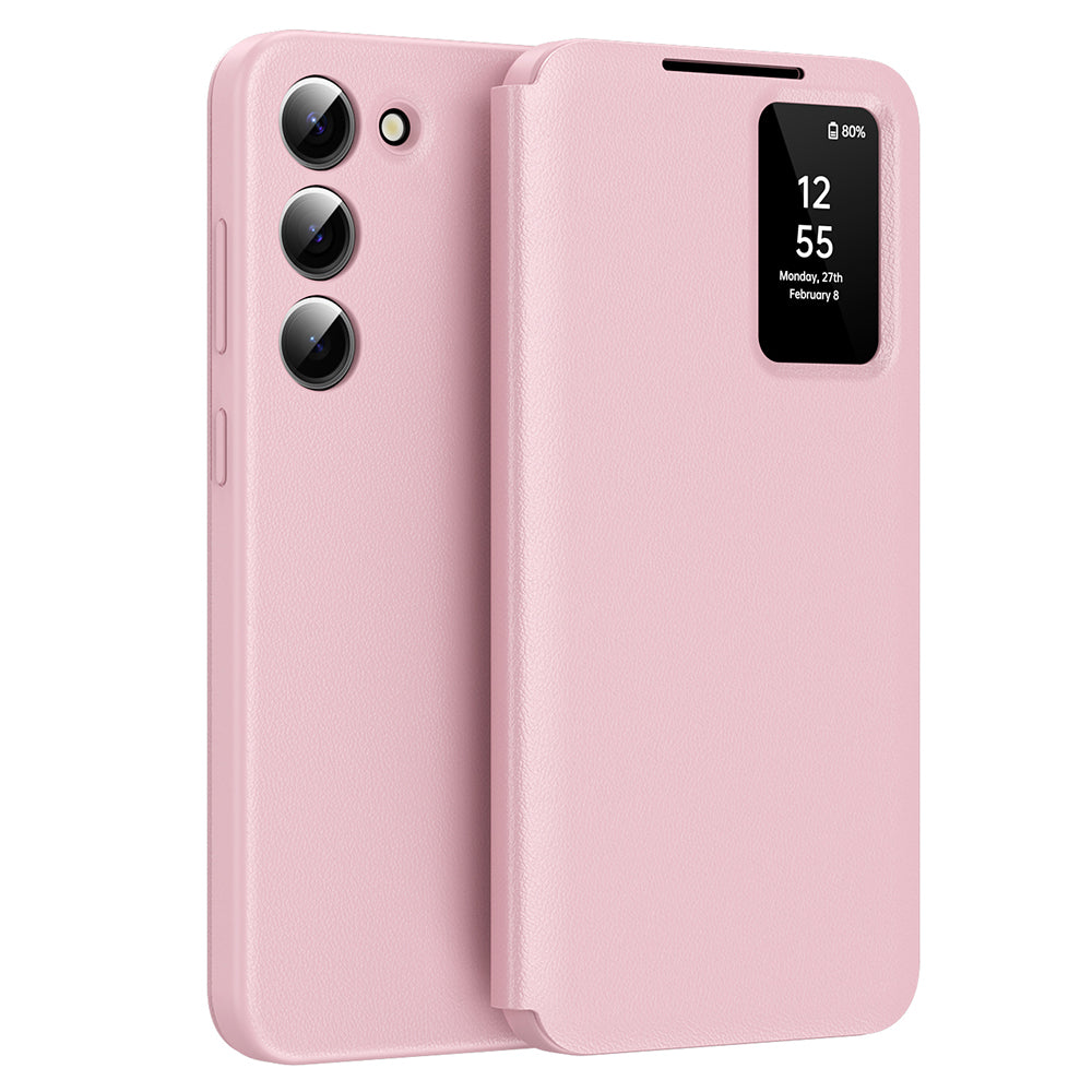 Futrola za Samsung Galaxy S23 S911, Techsuit, SmartView, Roze