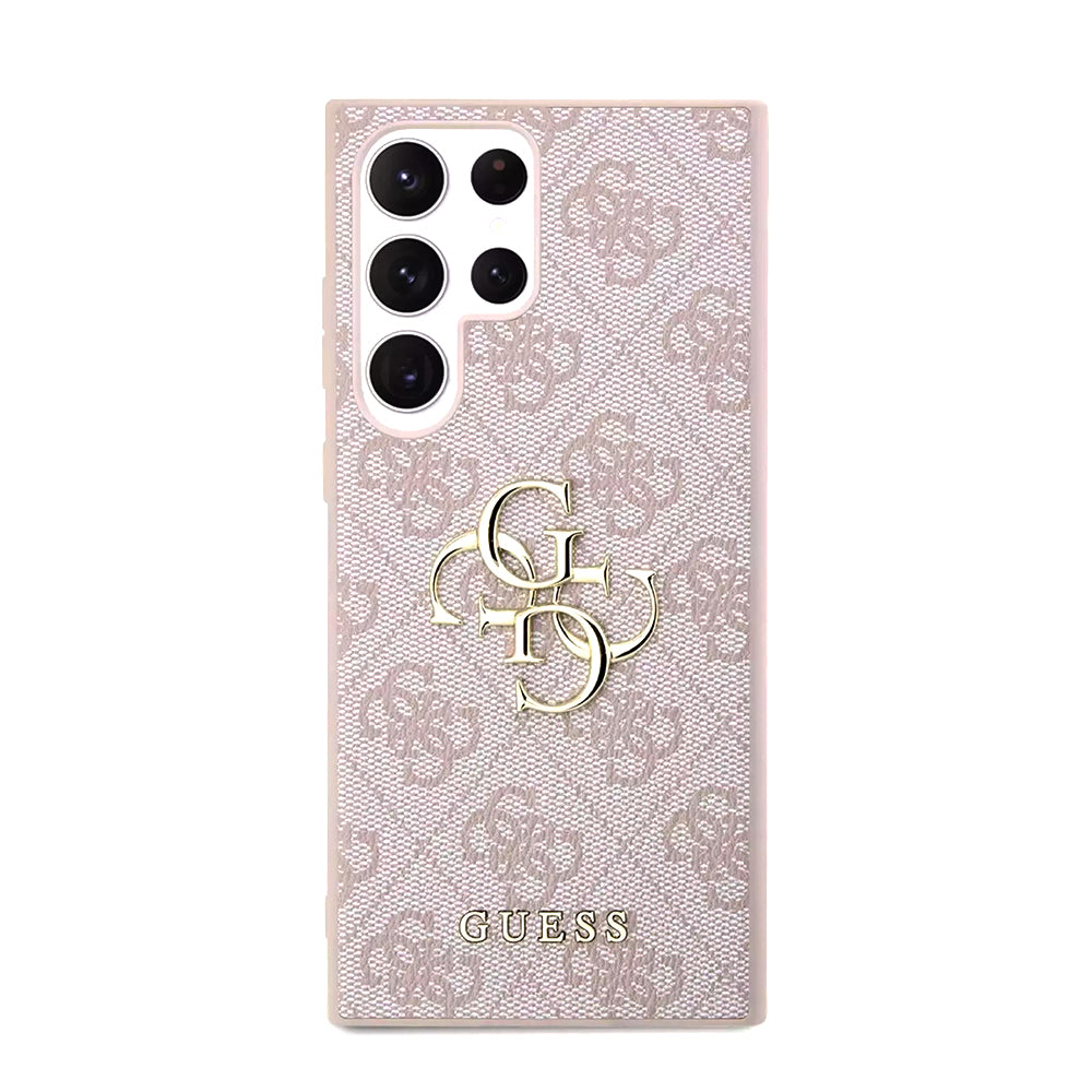Futrola za Samsung Galaxy S23 Ultra S918, Guess, 4G Big Logo, Roze