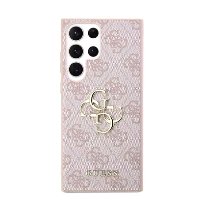 Futrola za Samsung Galaxy S23 Ultra S918, Guess, 4G Big Logo, Roze
