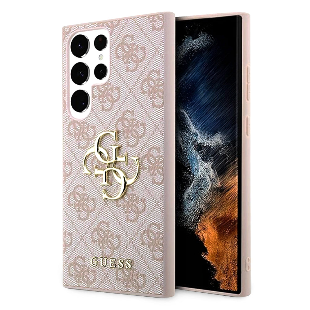 Futrola za Samsung Galaxy S23 Ultra S918, Guess, 4G Big Logo, Roze