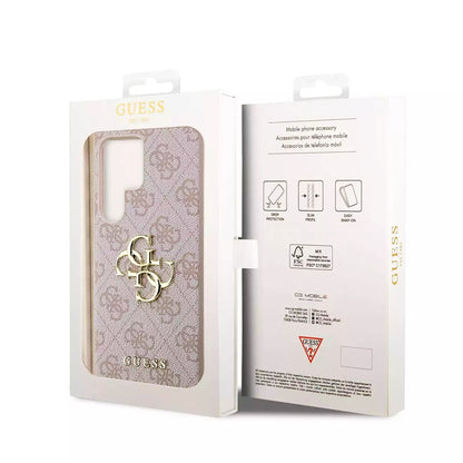 Futrola za Samsung Galaxy S23 Ultra S918, Guess, 4G Big Logo, Roze