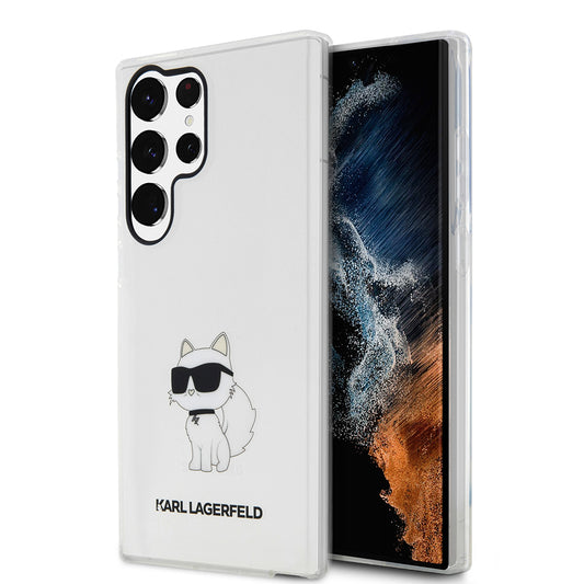 Futrola za Samsung Galaxy S23 Ultra S918, Karl Lagerfeld, Ikonik Choupette, Providna