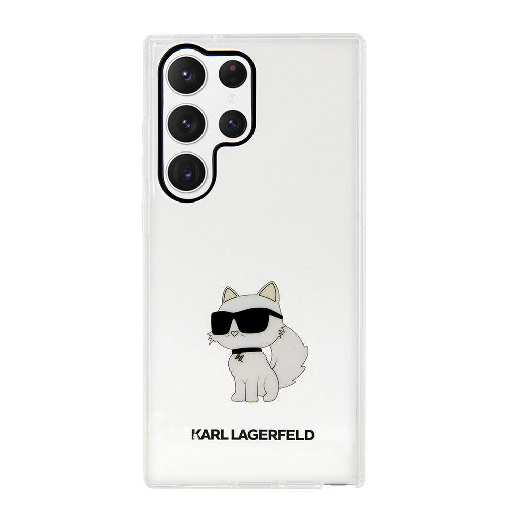 Futrola za Samsung Galaxy S23 Ultra S918, Karl Lagerfeld, Ikonik Choupette, Providna