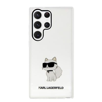 Futrola za Samsung Galaxy S23 Ultra S918, Karl Lagerfeld, Ikonik Choupette, Providna