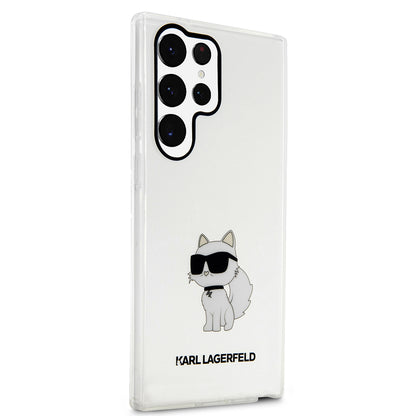 Futrola za Samsung Galaxy S23 Ultra S918, Karl Lagerfeld, Ikonik Choupette, Providna