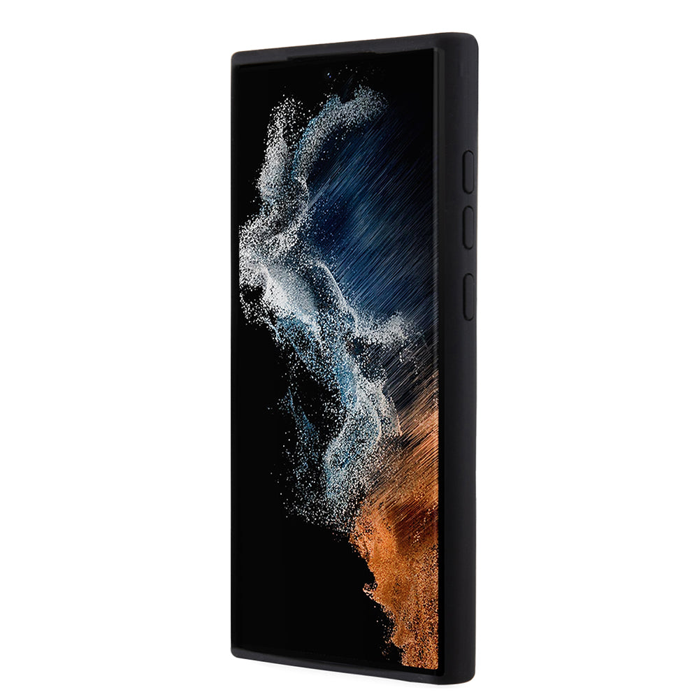 Futrola za Samsung Galaxy S23 Ultra S918, Karl Lagerfeld, Silicone Ikonik Karl Metal, Crna