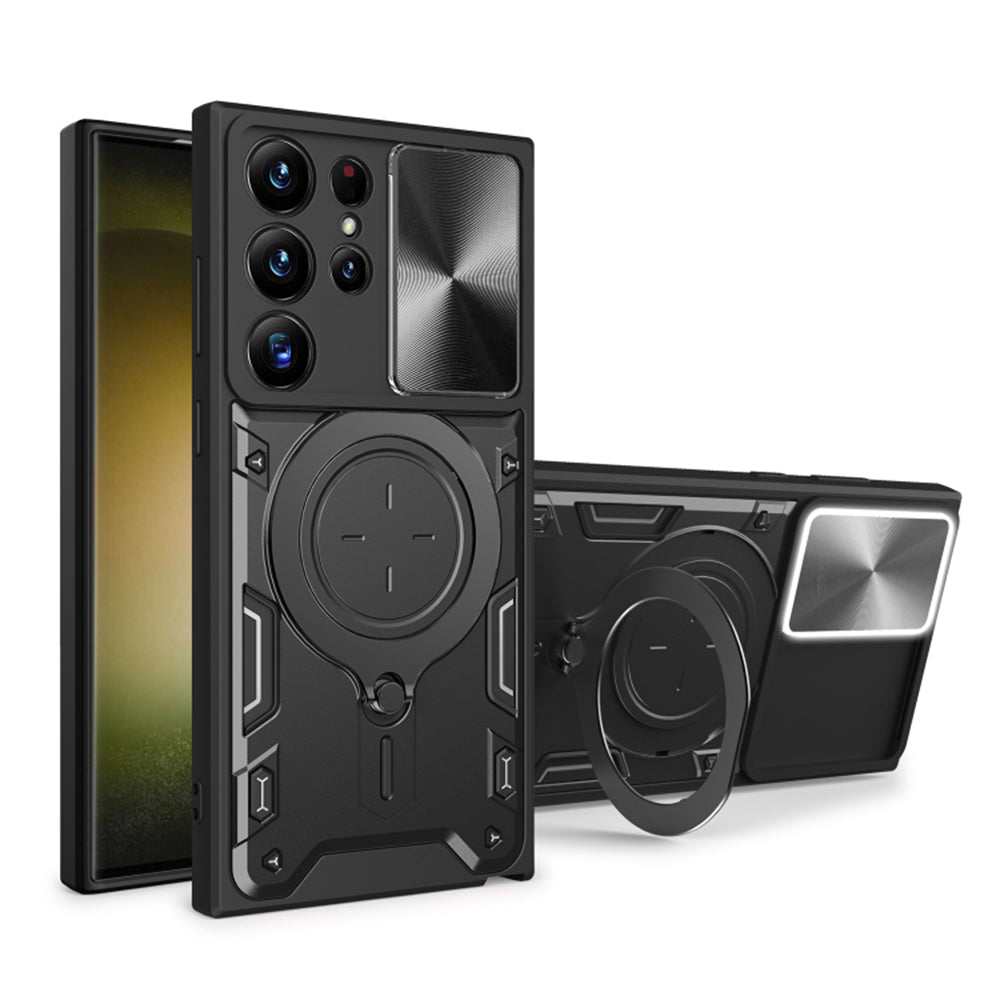 Futrola za Samsung Galaxy S23 Ultra S918, Techsuit, CamGuard Pro, Crna