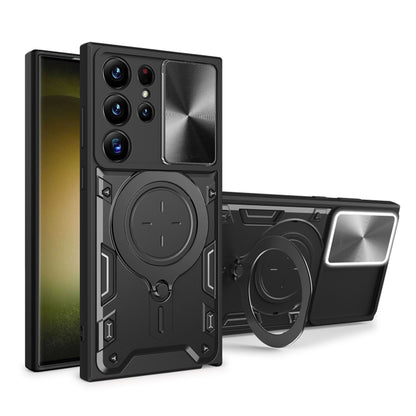 Futrola za Samsung Galaxy S23 Ultra S918, Techsuit, CamGuard Pro, Crna