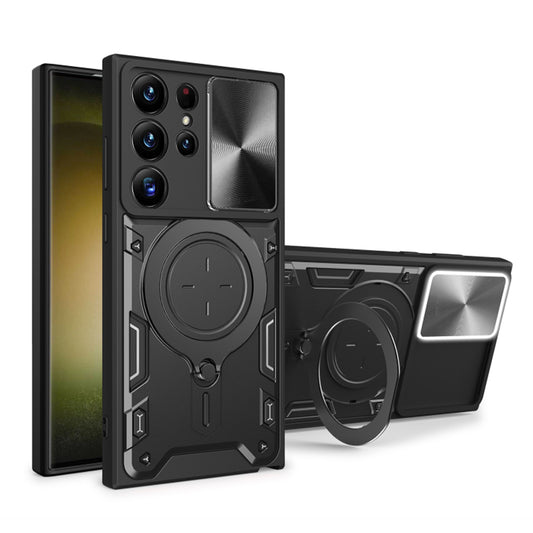 Futrola za Samsung Galaxy S23 Ultra S918, Techsuit, CamGuard Pro, Crna