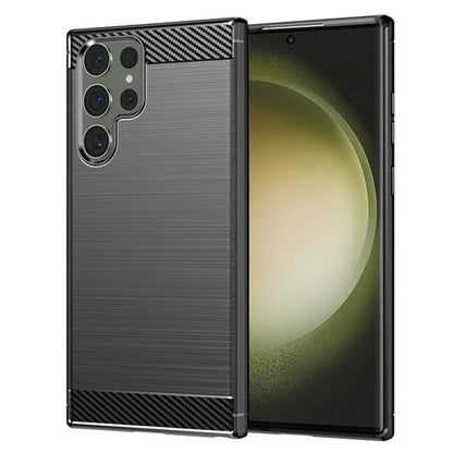Futrola za Samsung Galaxy S23 Ultra S918, Techsuit, Karbon, Crna