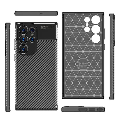 Futrola za Samsung Galaxy S23 Ultra S918, Techsuit, CarbonFiber, Crna