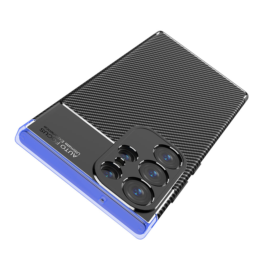 Futrola za Samsung Galaxy S23 Ultra S918, Techsuit, CarbonFiber, Crna