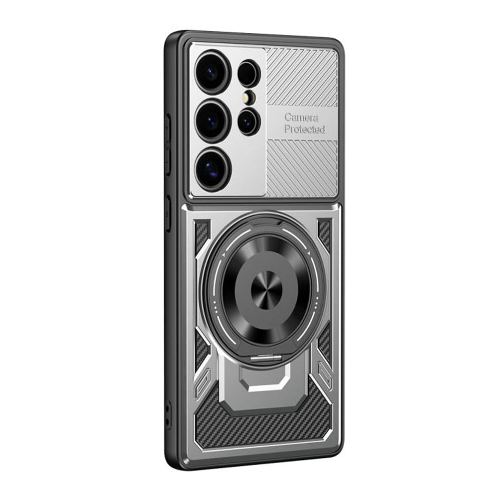 Futrola za Samsung Galaxy S23 Ultra S918, Techsuit, RuggedCam, Siva