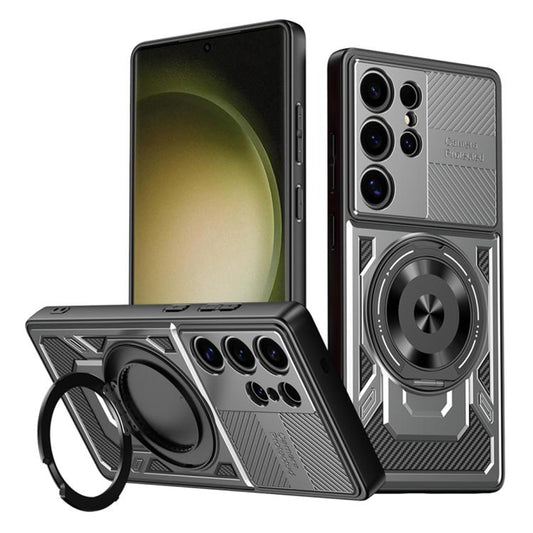 Futrola za Samsung Galaxy S23 Ultra S918, Techsuit, RuggedCam, Siva