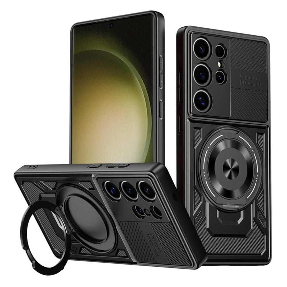 Futrola za Samsung Galaxy S23 Ultra S918, Techsuit, RuggedCam, Crna