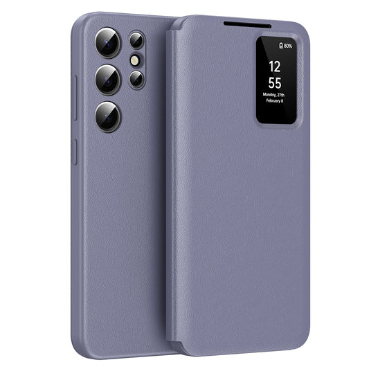 Futrola za Samsung Galaxy S23 Ultra S918, Techsuit, SmartView, Ljubičasta