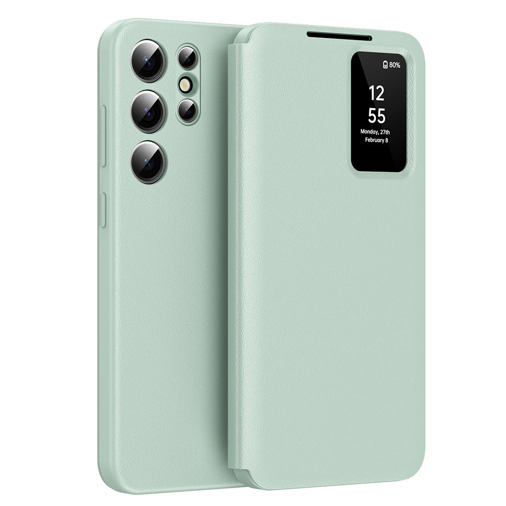 Futrola za Samsung Galaxy S23 Ultra S918, Techsuit, SmartView, Zelena