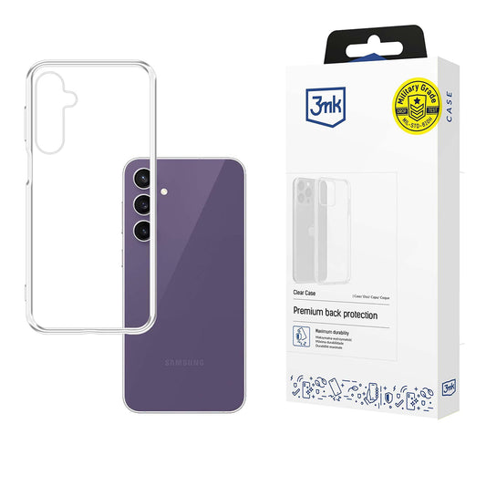 Futrola za Samsung Galaxy S24 FE S721, 3MK, Clear, Providna