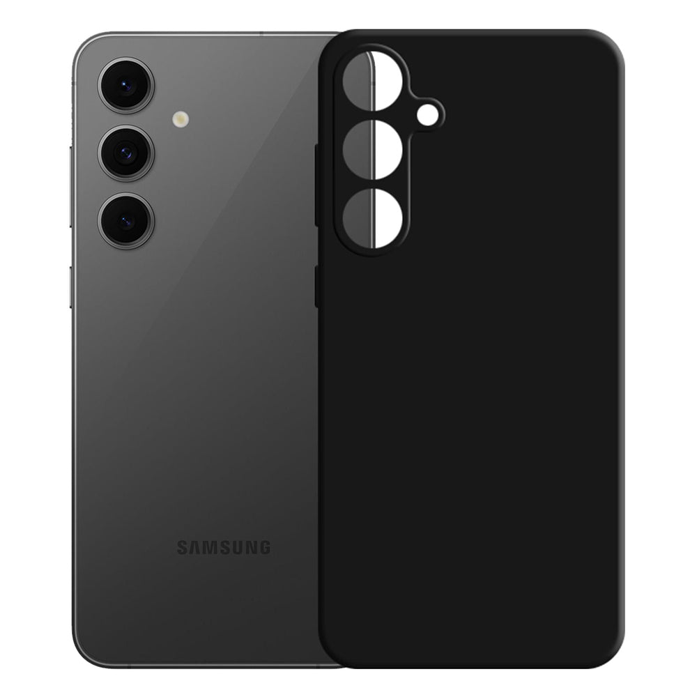 Futrola za Samsung Galaxy S24 FE S721, 3MK, Silikonska, Crna