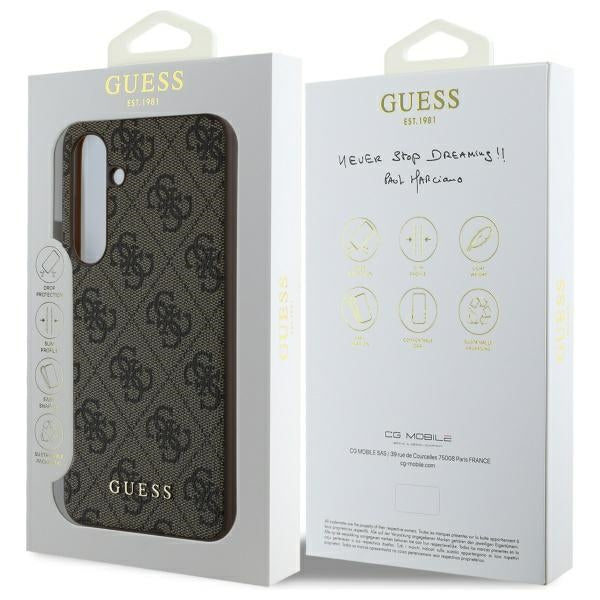 Futrola za Samsung Galaxy S24 FE S721, Guess, 4G Charm, Braon
