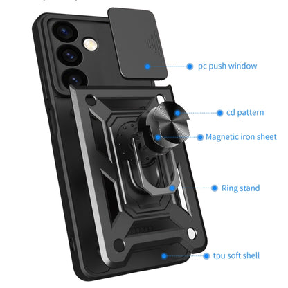 Futrola za Samsung Galaxy S24 FE S721, Techsuit, CamShield, Crna