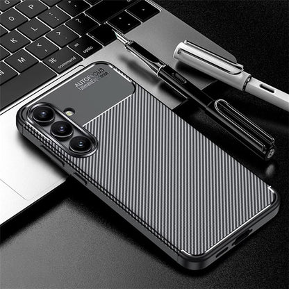 Futrola za Samsung Galaxy S24 FE S721, Techsuit, CarbonFiber, Crna