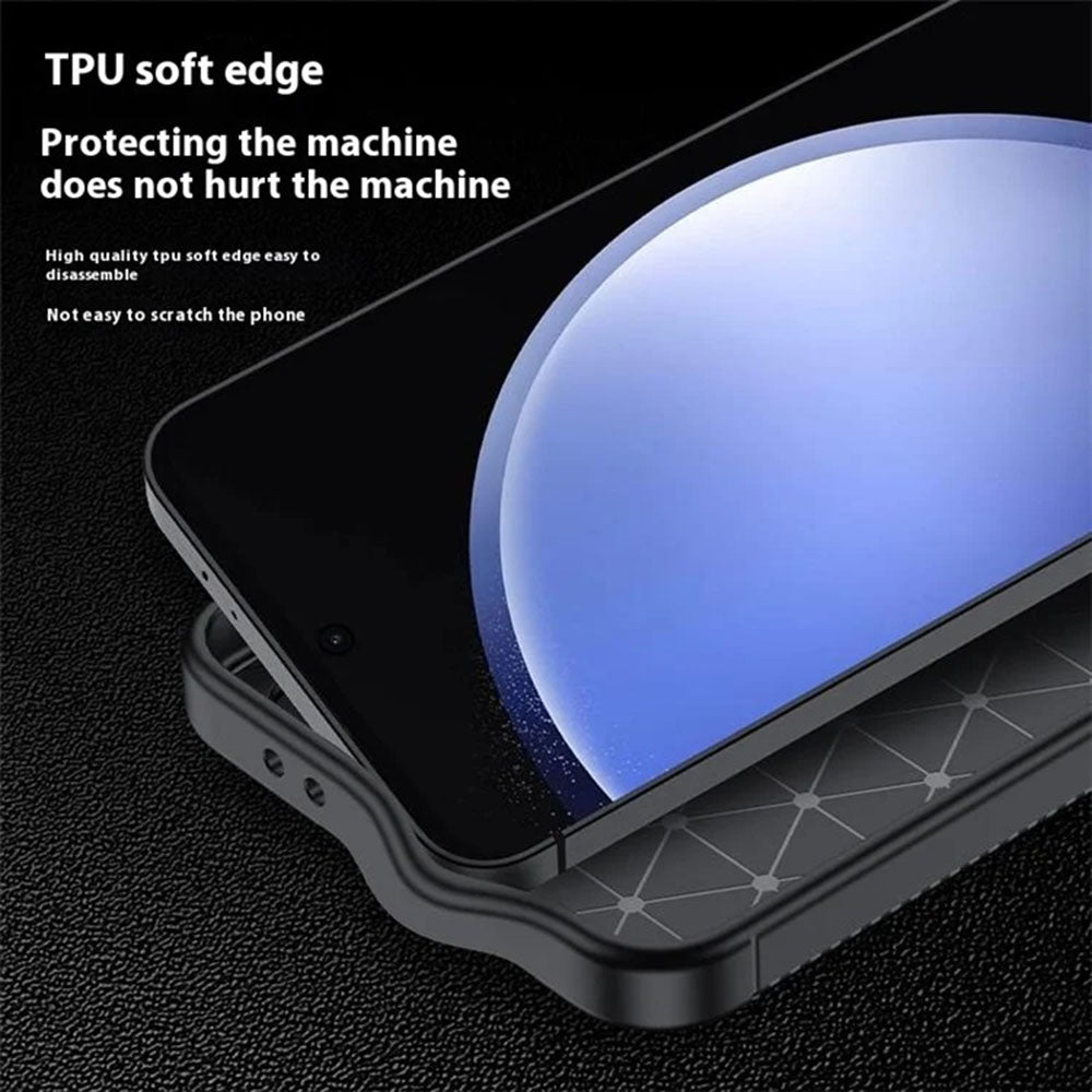 Futrola za Samsung Galaxy S24 FE S721, Techsuit, CarbonFiber, Crna